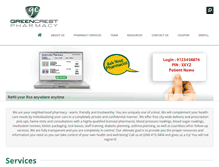 Tablet Screenshot of greencrestrx.com